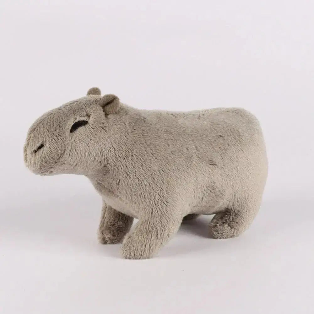 Capybara plush toy, soft and adorable animal plush doll for cuddling and decoration.